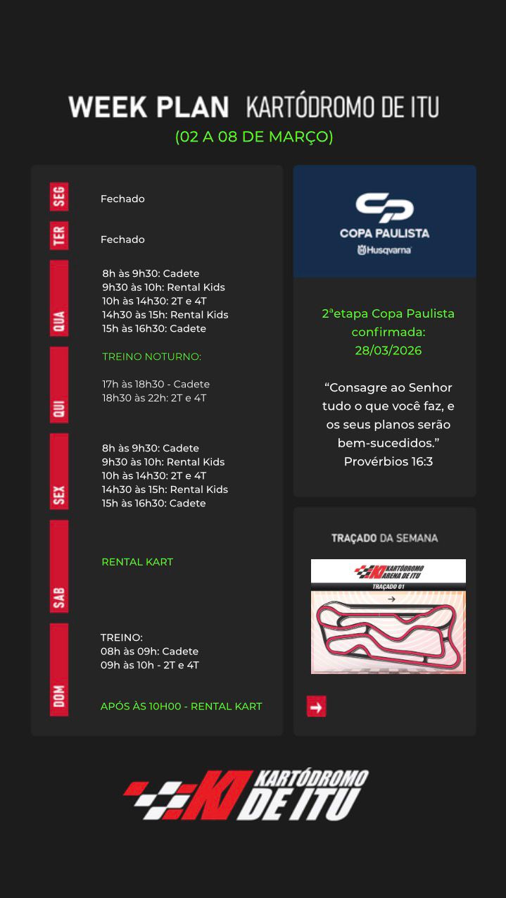 Treino Livre de Kart Pr�prio