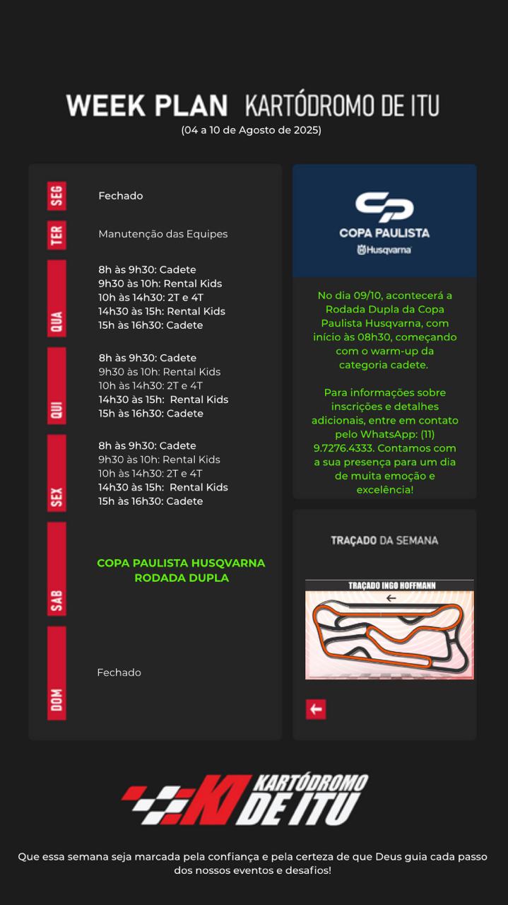 Treino Livre de Kart Prprio